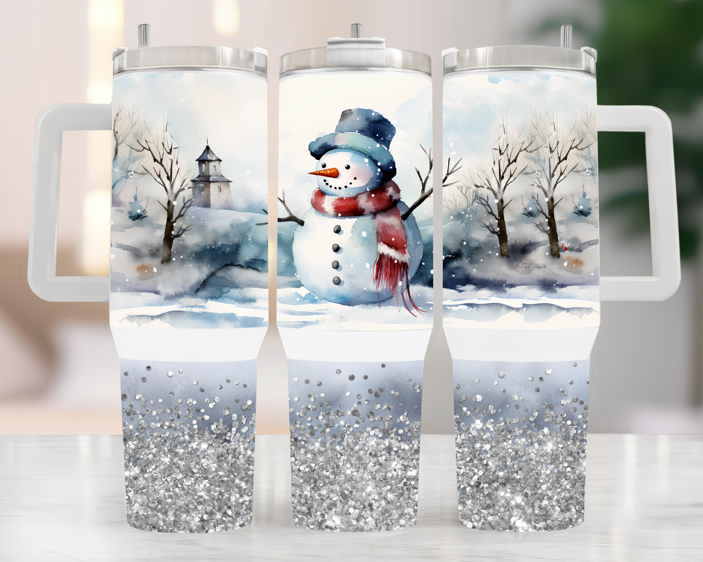 Snowman 40oz Tumbler