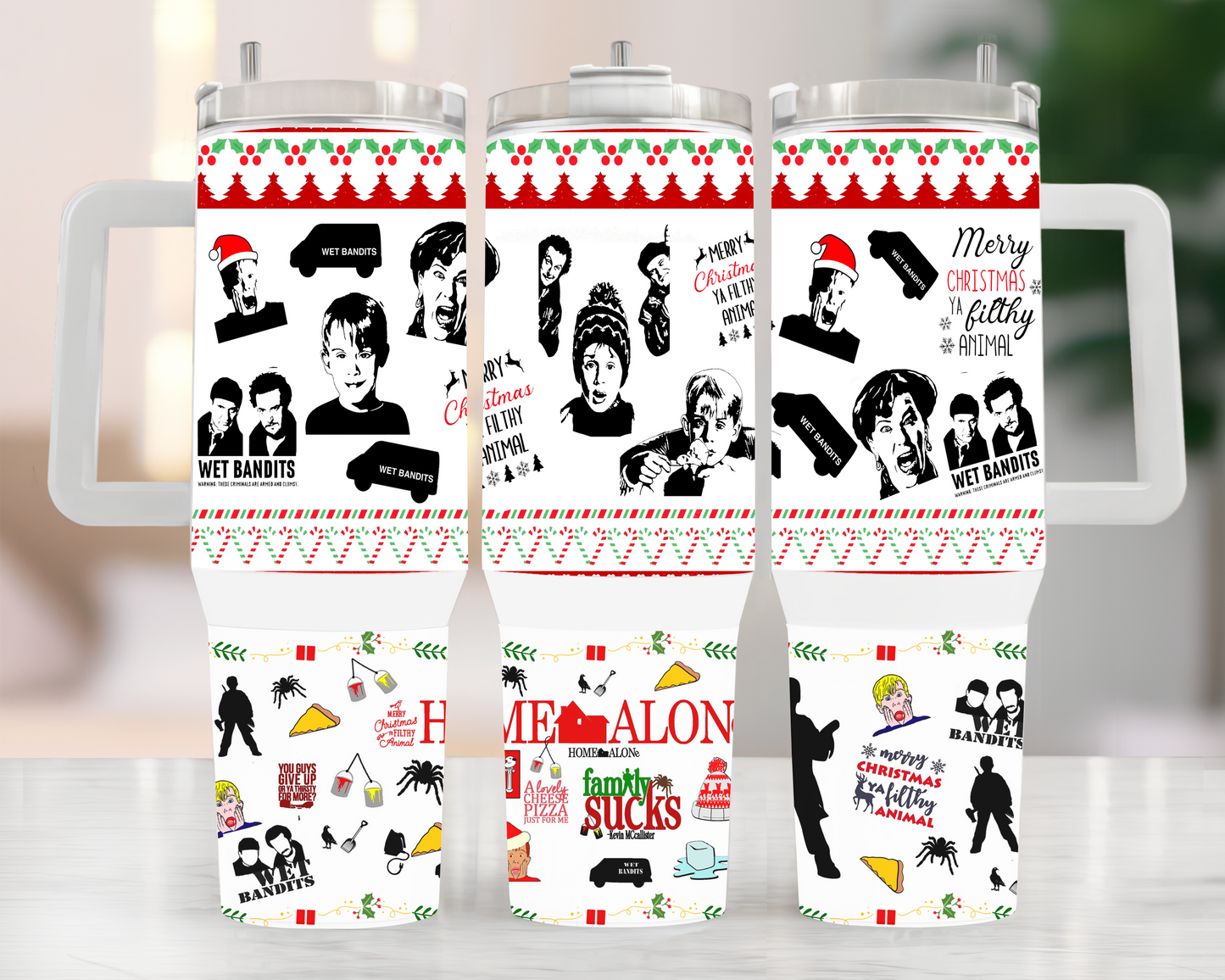 Christmas Movie Home A* 40oz Tumbler