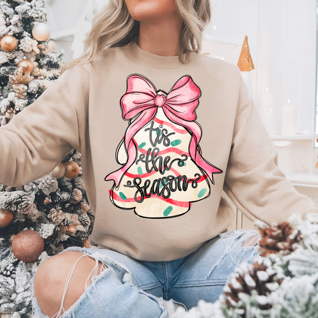Tis the Season Snack Christmas Sweatshirt