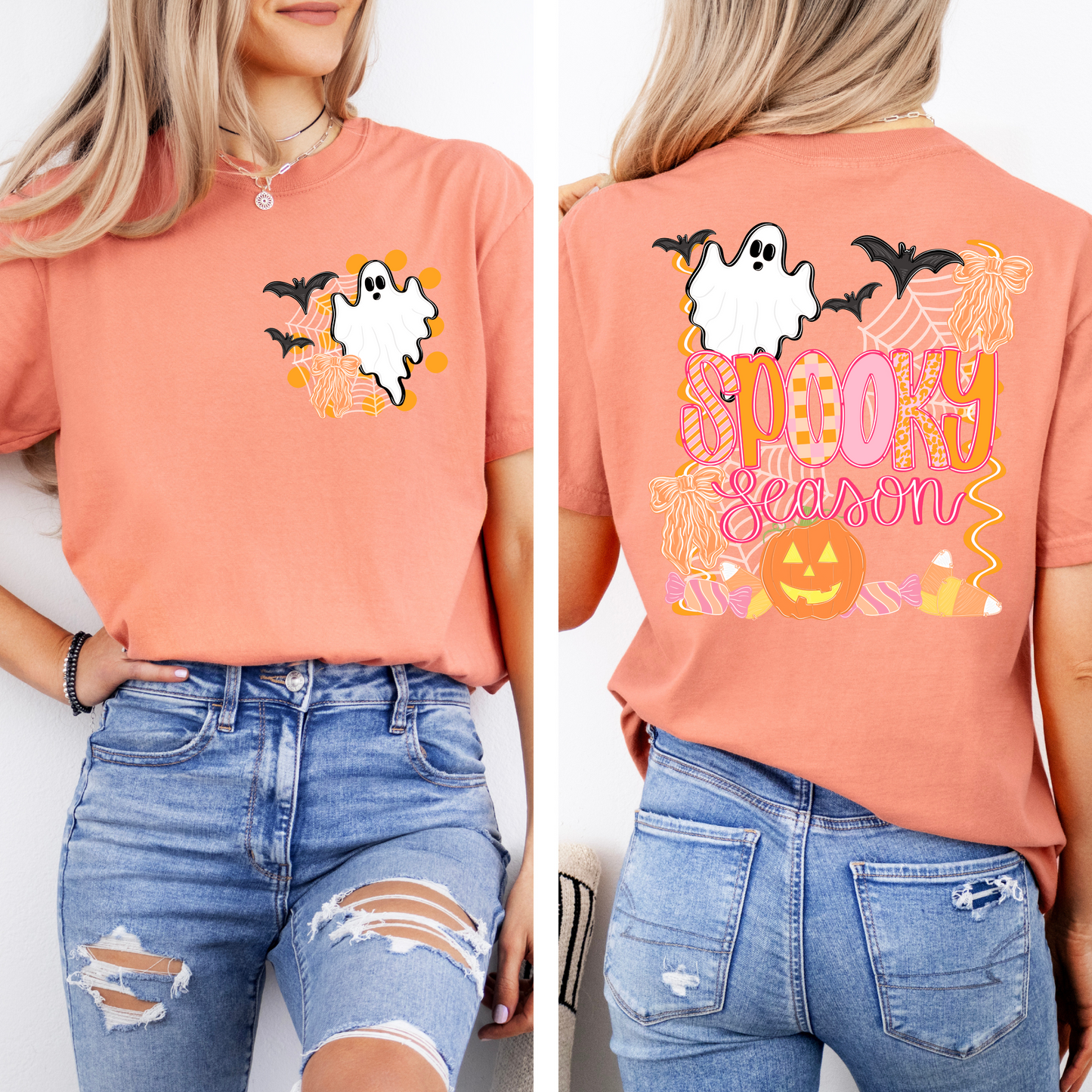 Spooky Season Orange Tee
