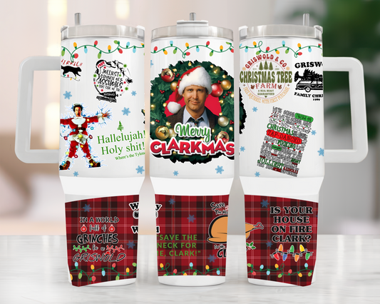 WHOLESALE Merry Clarkmas 40oz Tumbler