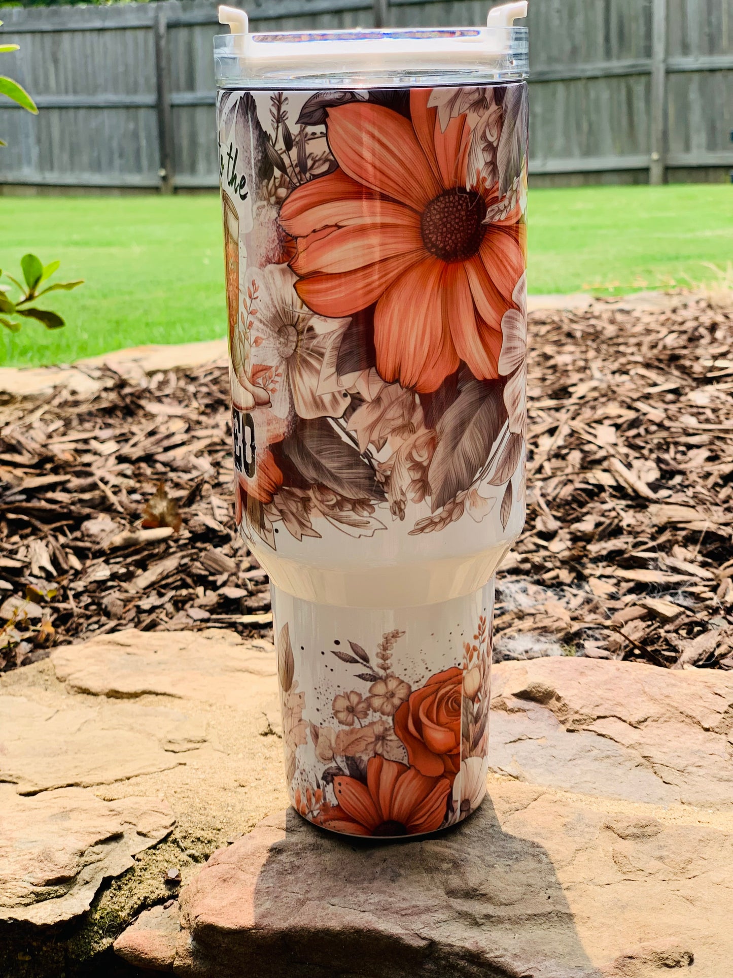Take me to the rodeo 40oz tumbler