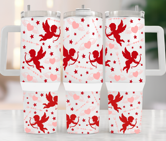 WHOLESALE Valentine's Day Cupid 40oz Tumbler