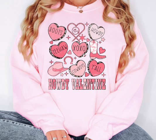 Howdy Valentine Sweatshirt