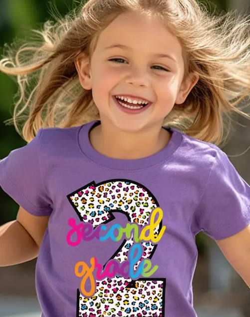 Cheetah Back to School Shirts