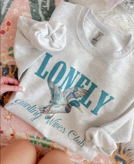 Lonely Deer Hunting Wives Club Sweatshirt