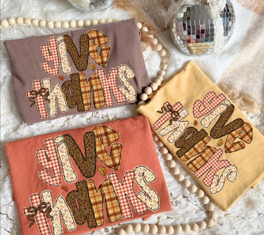 WHOLESALE Give Thanks Plaid Shirt