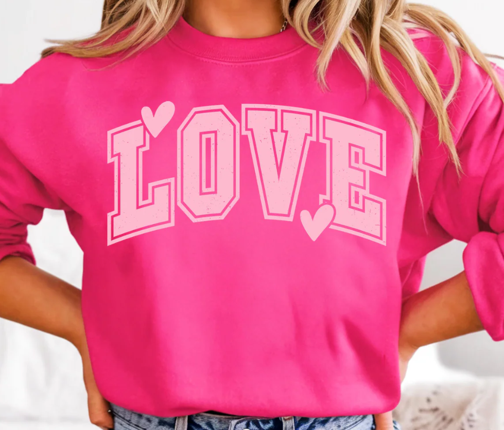 Love Valentines Sweatshirt