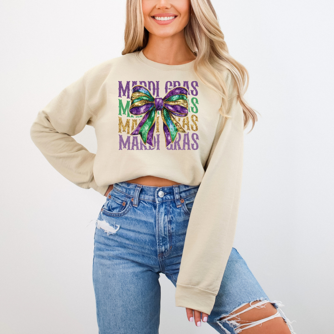 Mardi Gras Glitter Shirt