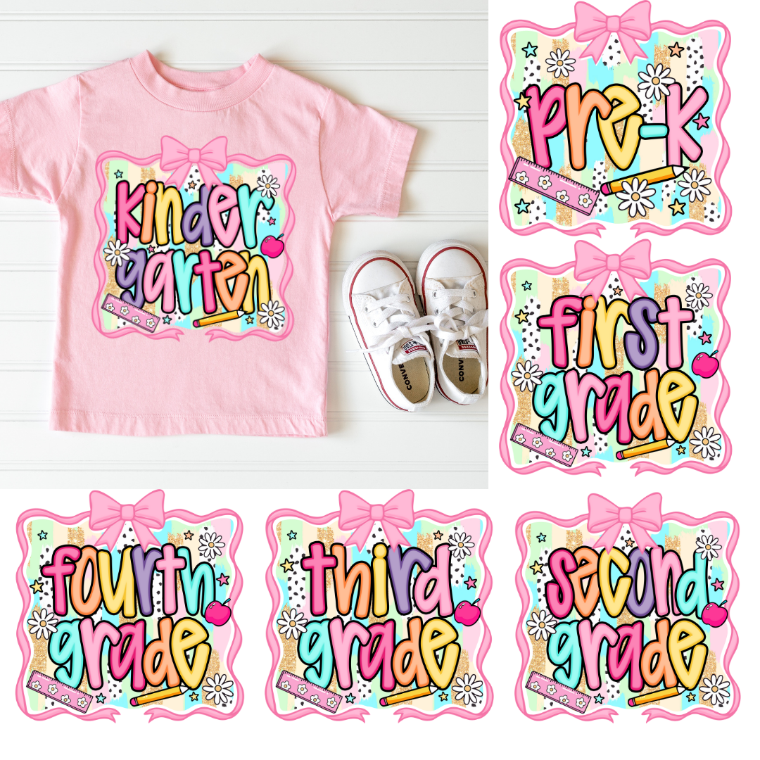 WHOLESALE Preppy Back to School Girls shirt