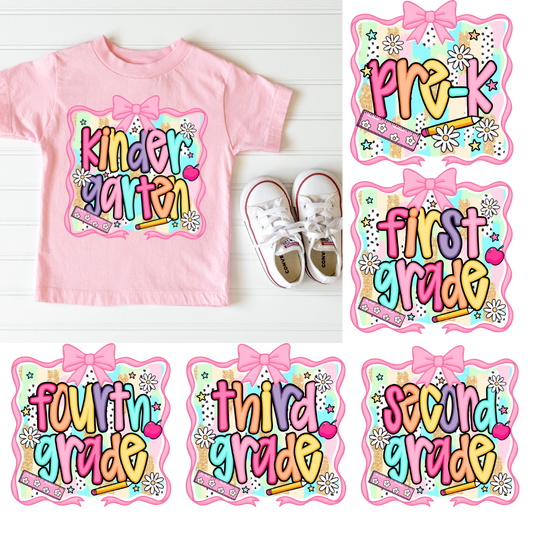 WHOLESALE Preppy Back to School Girls shirt