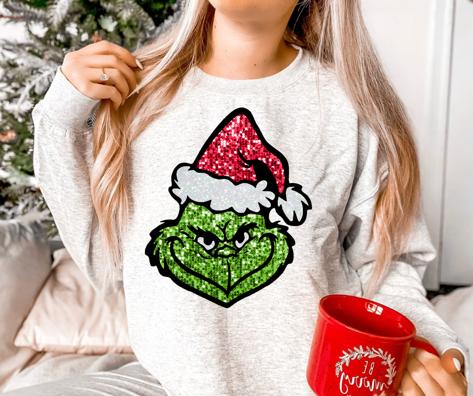 Faux Sequin GR*  Sweatshirt