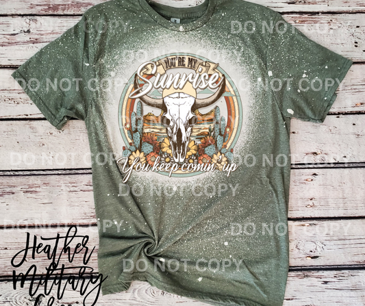 WHOLESALE Sunrise Bleached Tee