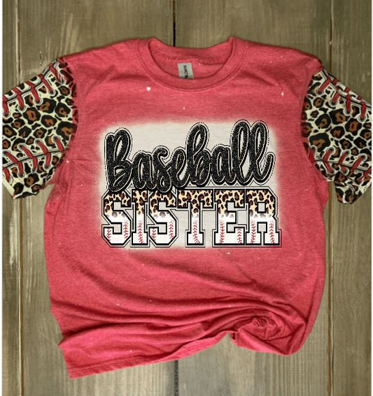 Baseball Sister with printed sleeves