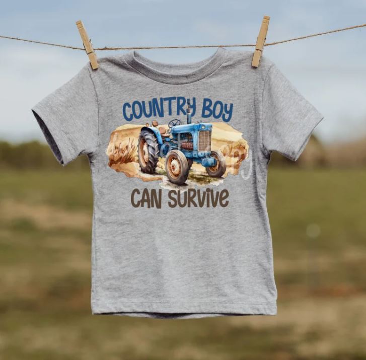 Country Boy Can Survive Toddler/Youth Shirt