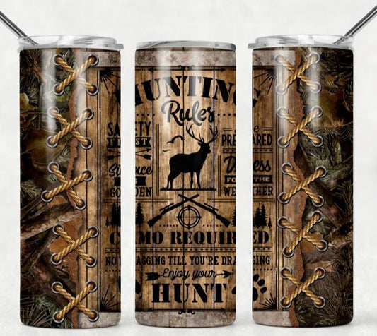 Hunting Rules Tumbler