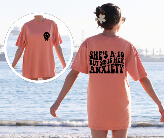 WHOLESALE She's a ten but so is her anxiety