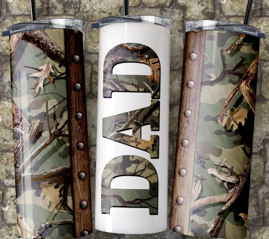 Camo Dad Tumbler