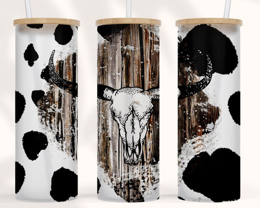 Cow Skull 25oz Tumbler