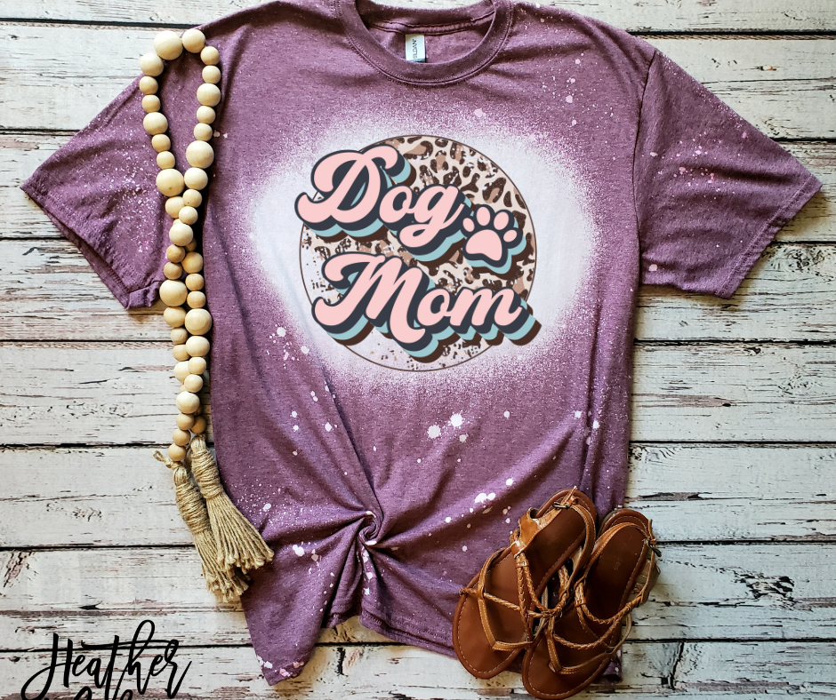 Dog Mom bleached shirt