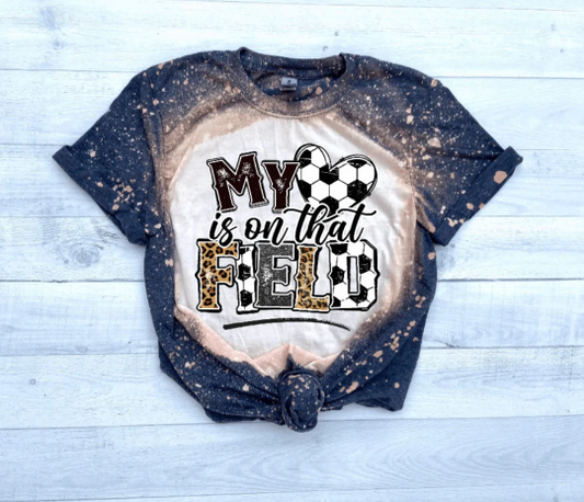WHOLESALE My Heart is on that field soccer